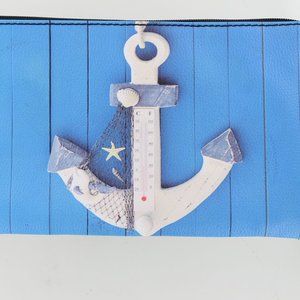 New Chateau Wristlet - Anchor with Shells - Beachy